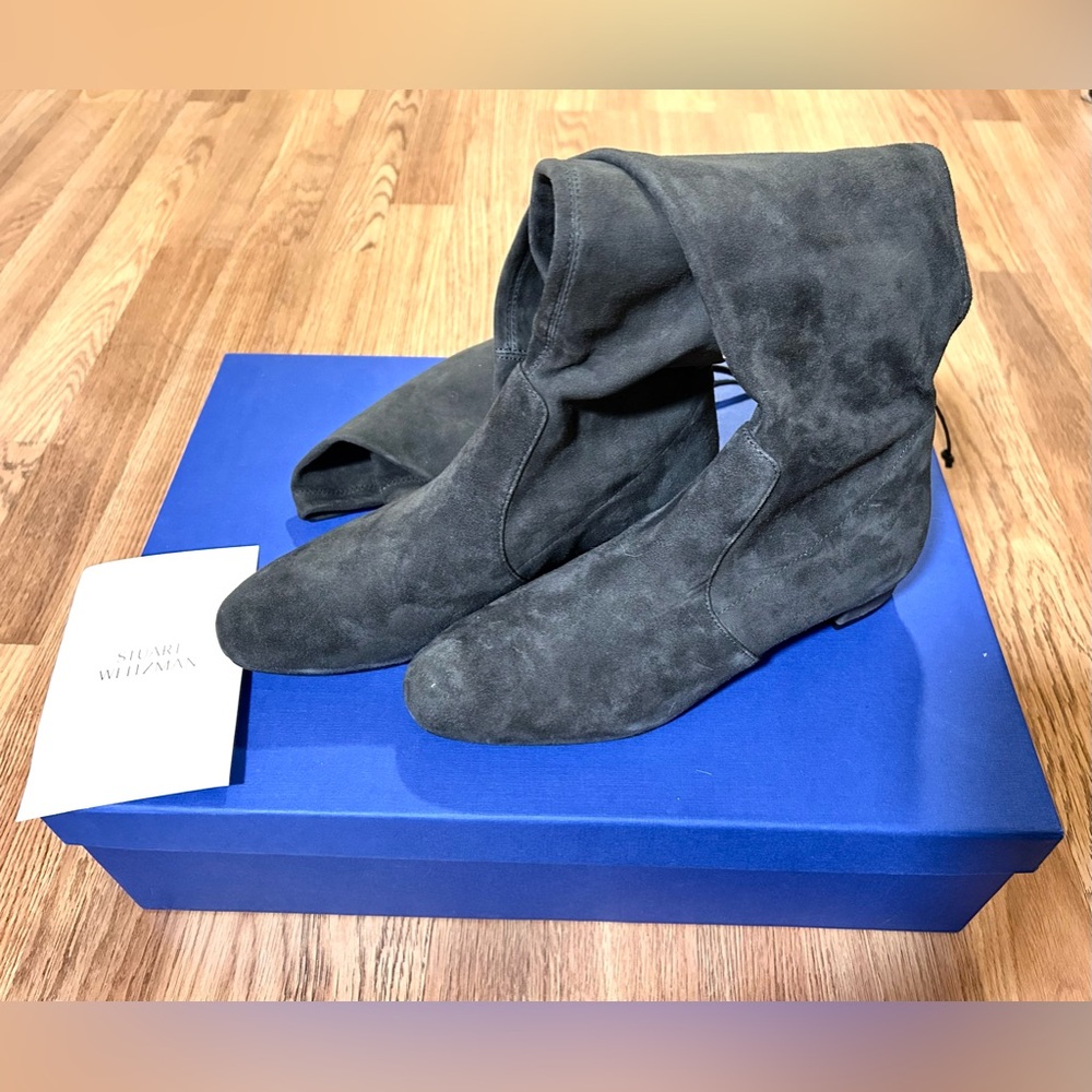 Stuart Weitzman Genna 25 Suede Over-The-Knee Boot Size 6